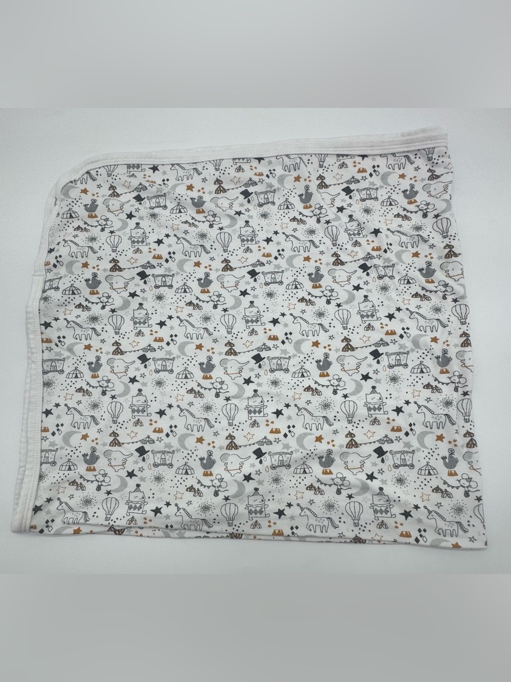 Magnetic Me Modal/Spandex Swaddle Blanket in Circus Print